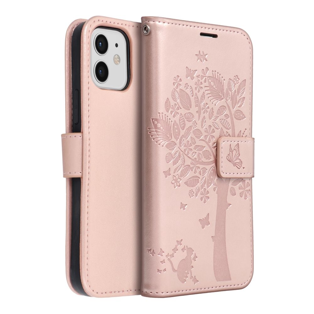 MEZZO Book case for IPHONE 12 / 12 PRO tree rose gold