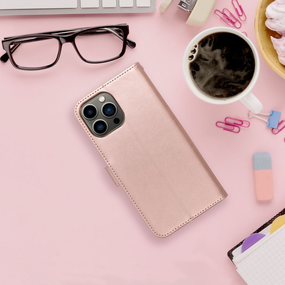 MEZZO Book case for IPHONE 12 / 12 PRO tree rose gold