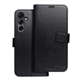 Flipové púzdro MEZZO Book case pre Samsung Galaxy A16 5G, teddy bear black