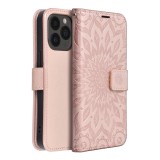 MEZZO Book case for IPHONE 13 PRO MAX mandala rose gold