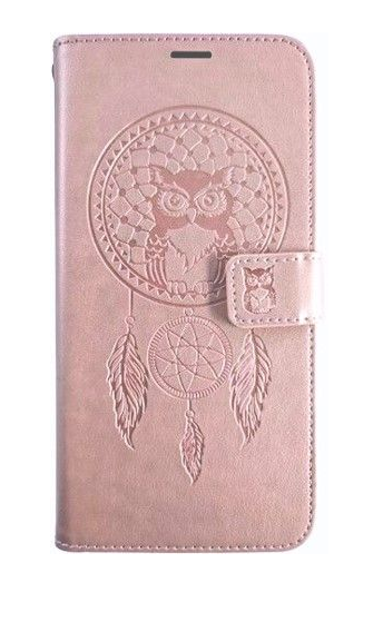 Flipové pouzdro MEZZO Book case pro Samsung Galaxy A56 5G, dreamcatcher rose gold