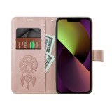Flipové pouzdro MEZZO Book case pro Samsung Galaxy A56 5G, dreamcatcher rose gold