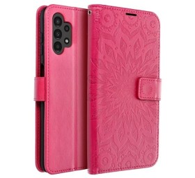 Flipové púzdro MEZZO Book case pre Xiaomi Redmi Note 14 4G GLOBAL, mandala magenta