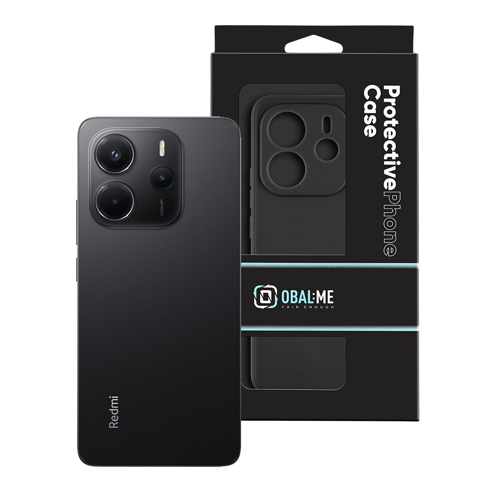 OBAL:ME Matte TPU Kryt pro Xiaomi Redmi Note 14 4G Black