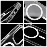 Drop Glue Colorful Ring Mag Cover compatible with MagSafe for IPHONE 13 PRO MAX white