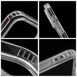 Drop Glue Colorful Ring Mag Cover compatible with MagSafe for IPHONE 13 PRO MAX white