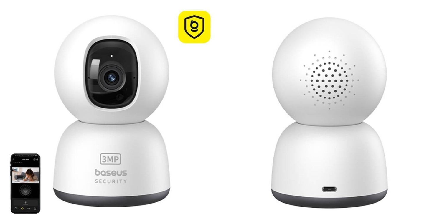 Baseus Security P1 Lite 2K Vnitřní kamera bílá