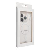 Drop Glue Colorful Ring Mag Cover compatible with MagSafe for IPHONE 15 PLUS white