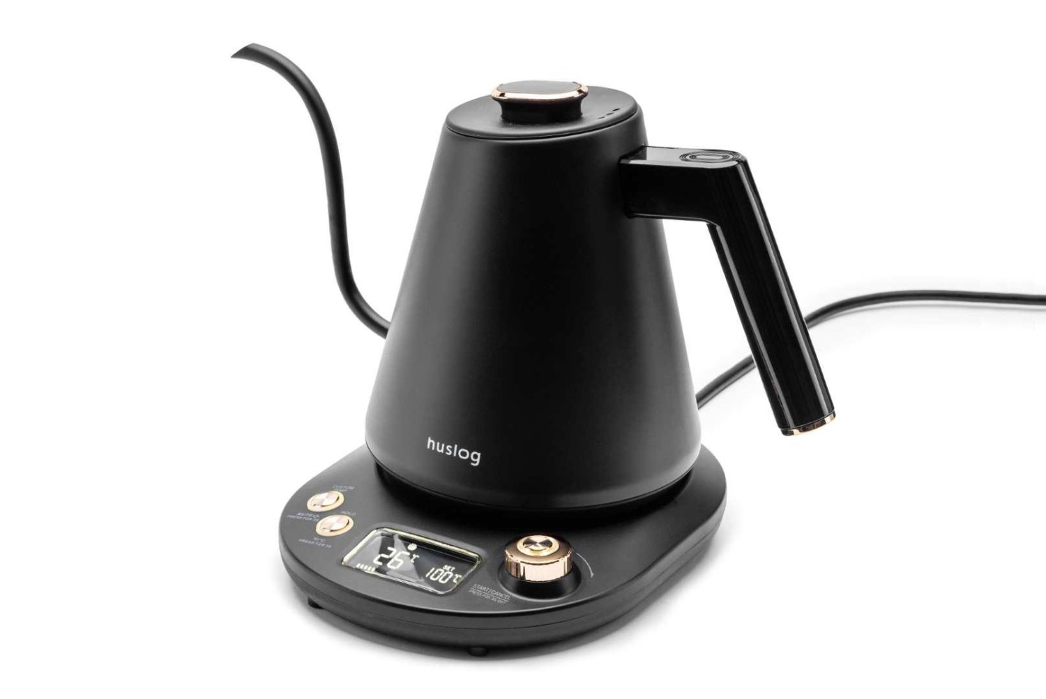 Huslog AK-02044H Rychlovarná konvice 1,7l černá nerezová