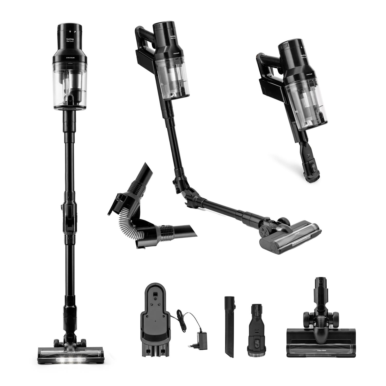 Huslog AD-1648 Akumulátorový vysavač černá