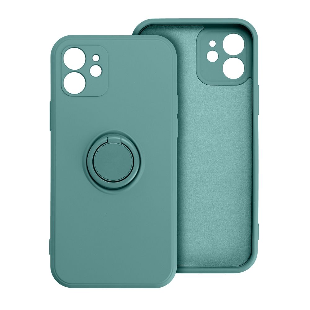 SILICONE RING case for XIAOMI Redmi Note 14 4G (GLOBAL - 164,84mm x 78,15mm x 8,16mm) green