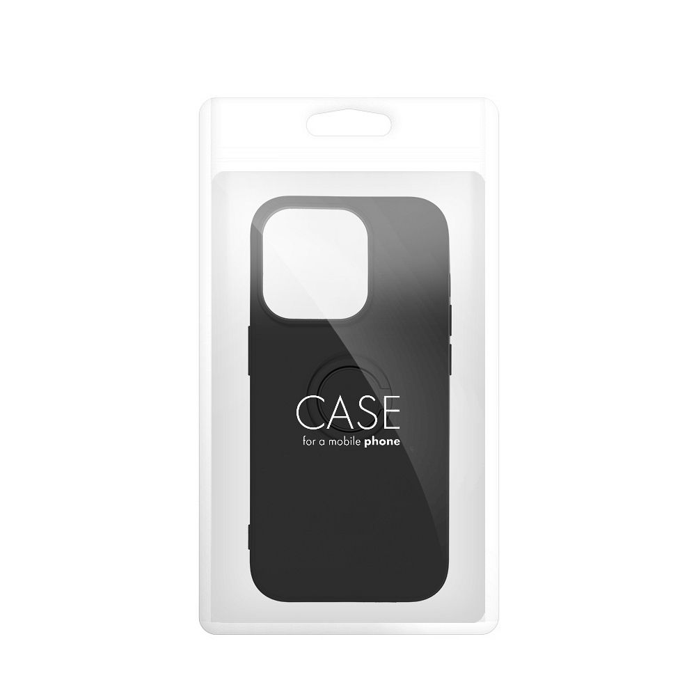 SILICONE RING case for XIAOMI Redmi Note 14 Pro Plus 5G black