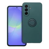 SILICONE RING case for SAMSUNG A36 5G green