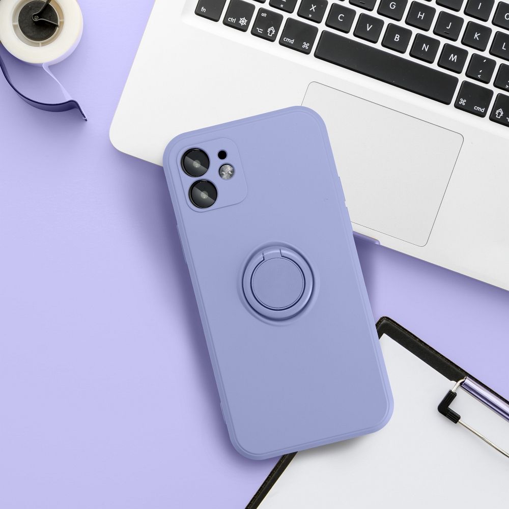 SILICONE RING case for SAMSUNG A36 5G violet