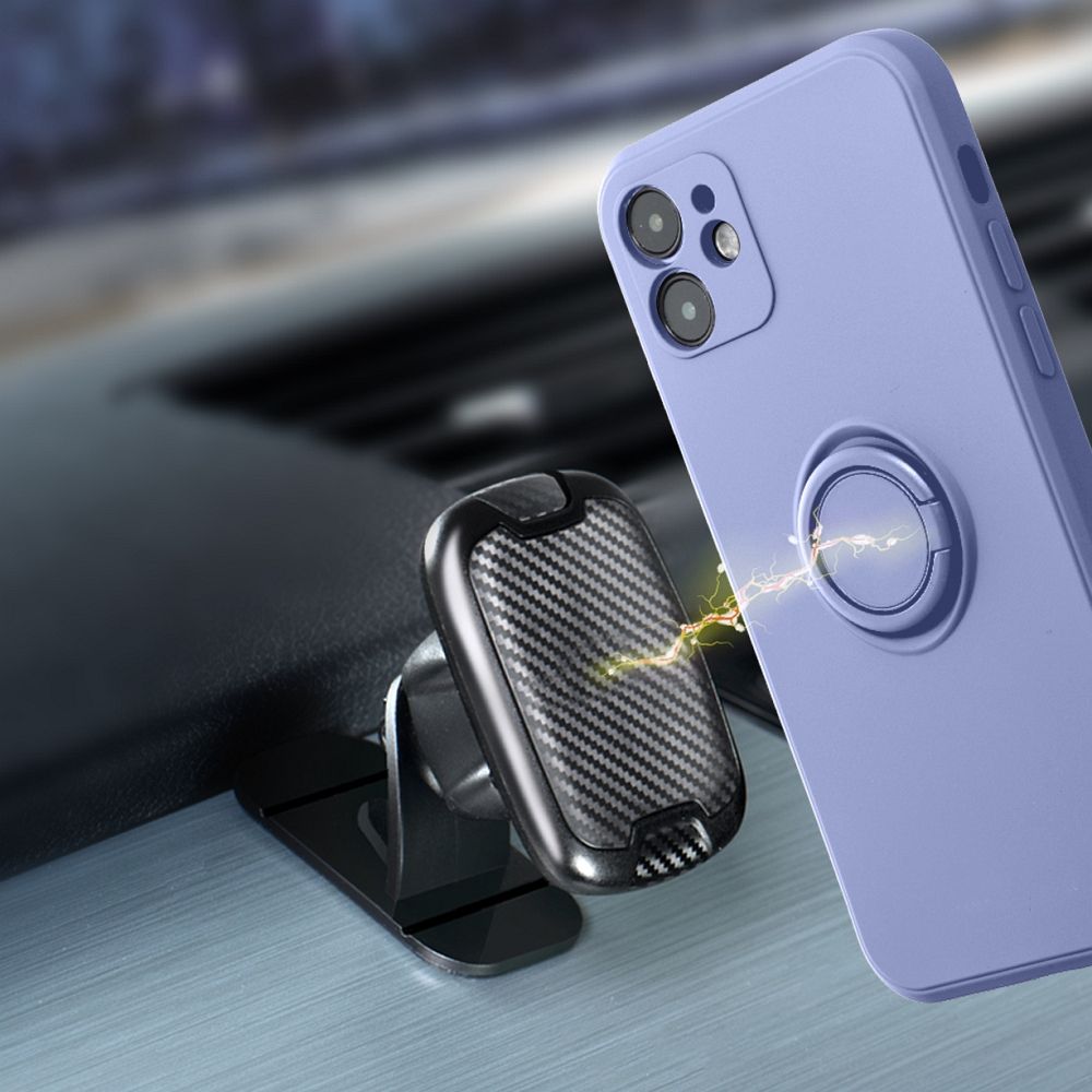 SILICONE RING case for SAMSUNG A36 5G violet