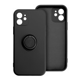 SILICONE RING case for IPHONE 16e (SE 4 2025) black
