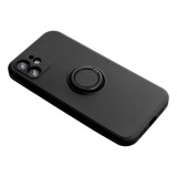 SILICONE RING case for XIAOMI Redmi 14C black