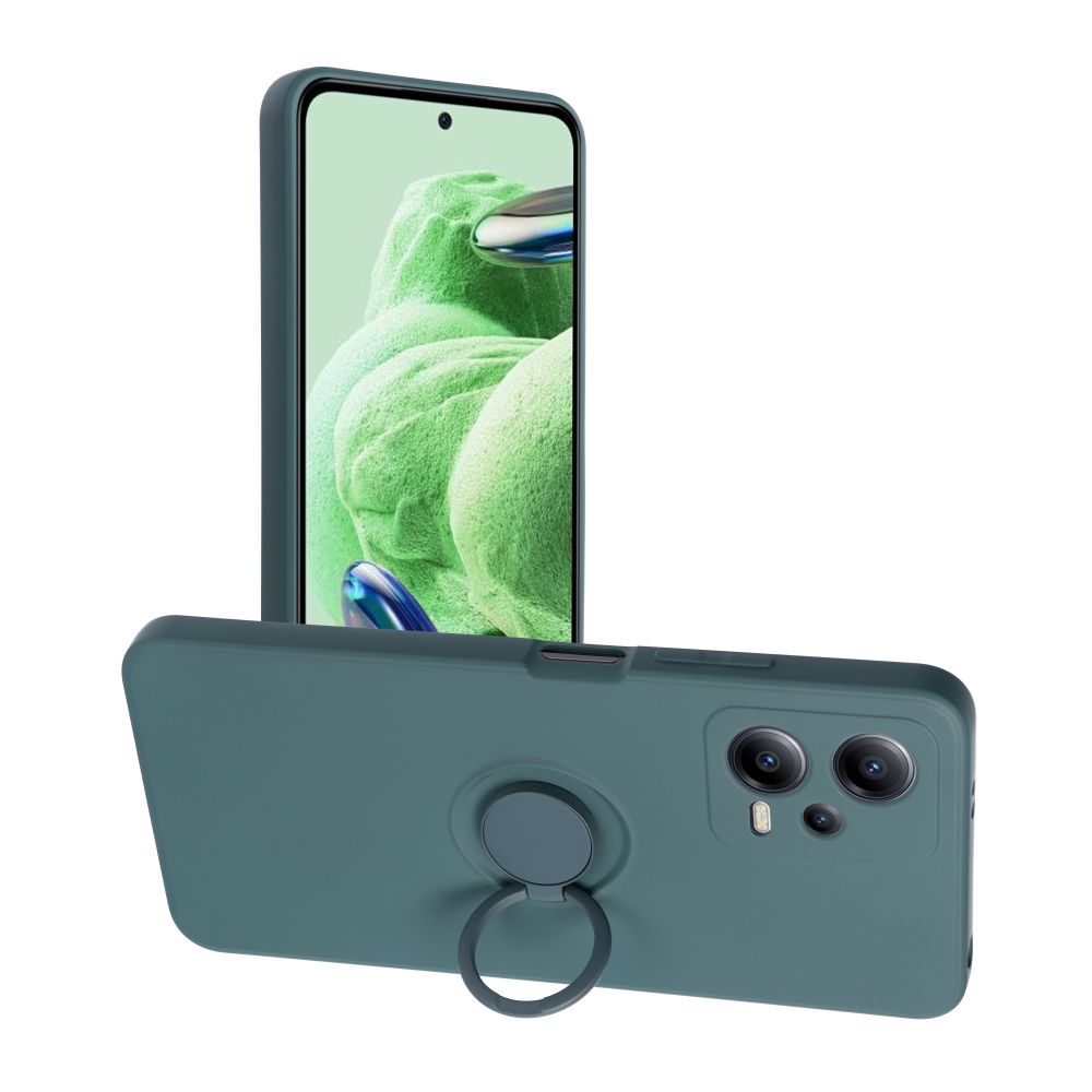 SILICONE RING case for XIAOMI Redmi Note 12 5G green