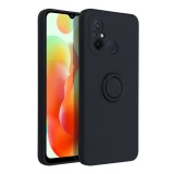 SILICONE RING case for XIAOMI Redmi 12C black
