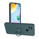 SILICONE RING case for XIAOMI Redmi 10C green