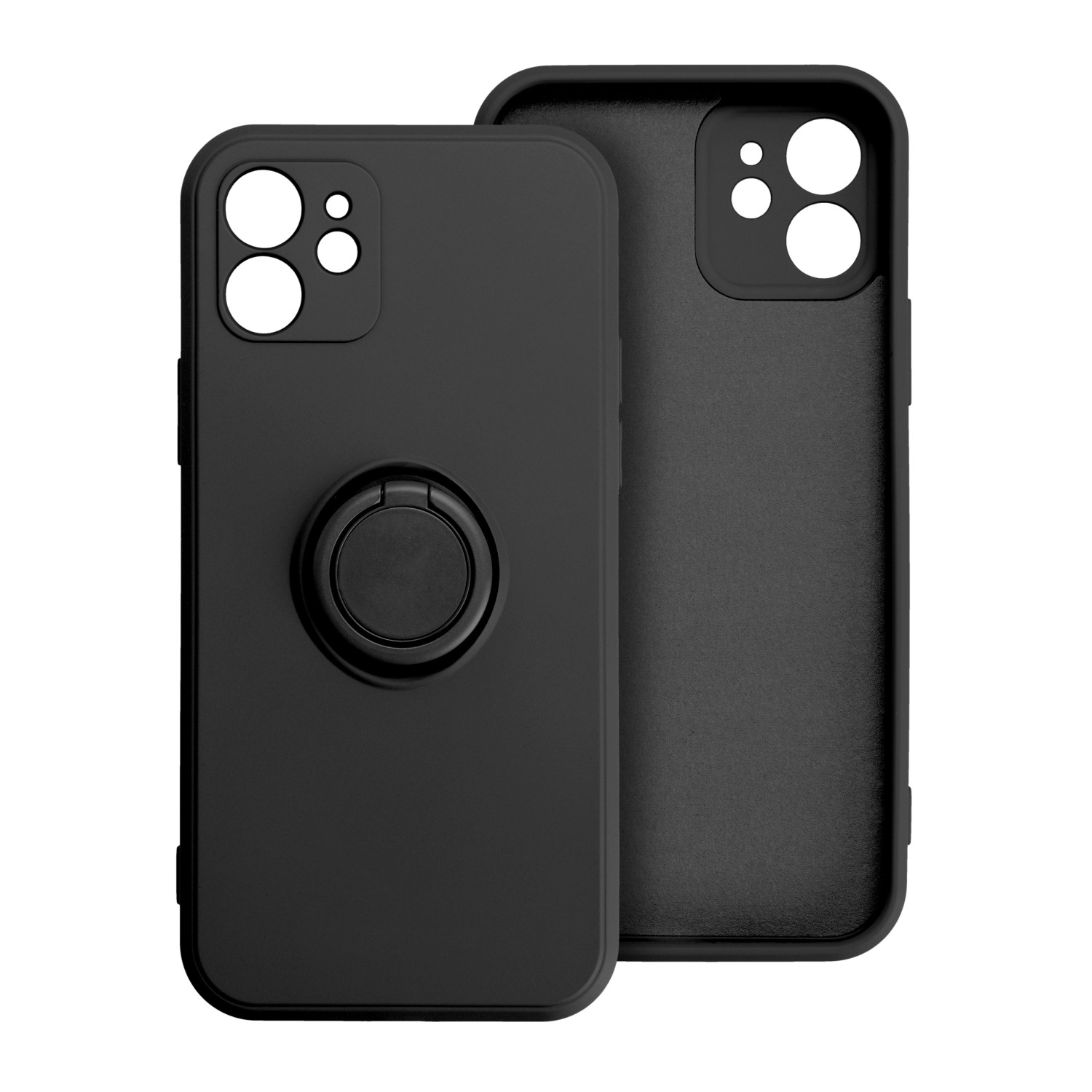 SILICONE RING case for SAMSUNG A54 5G black