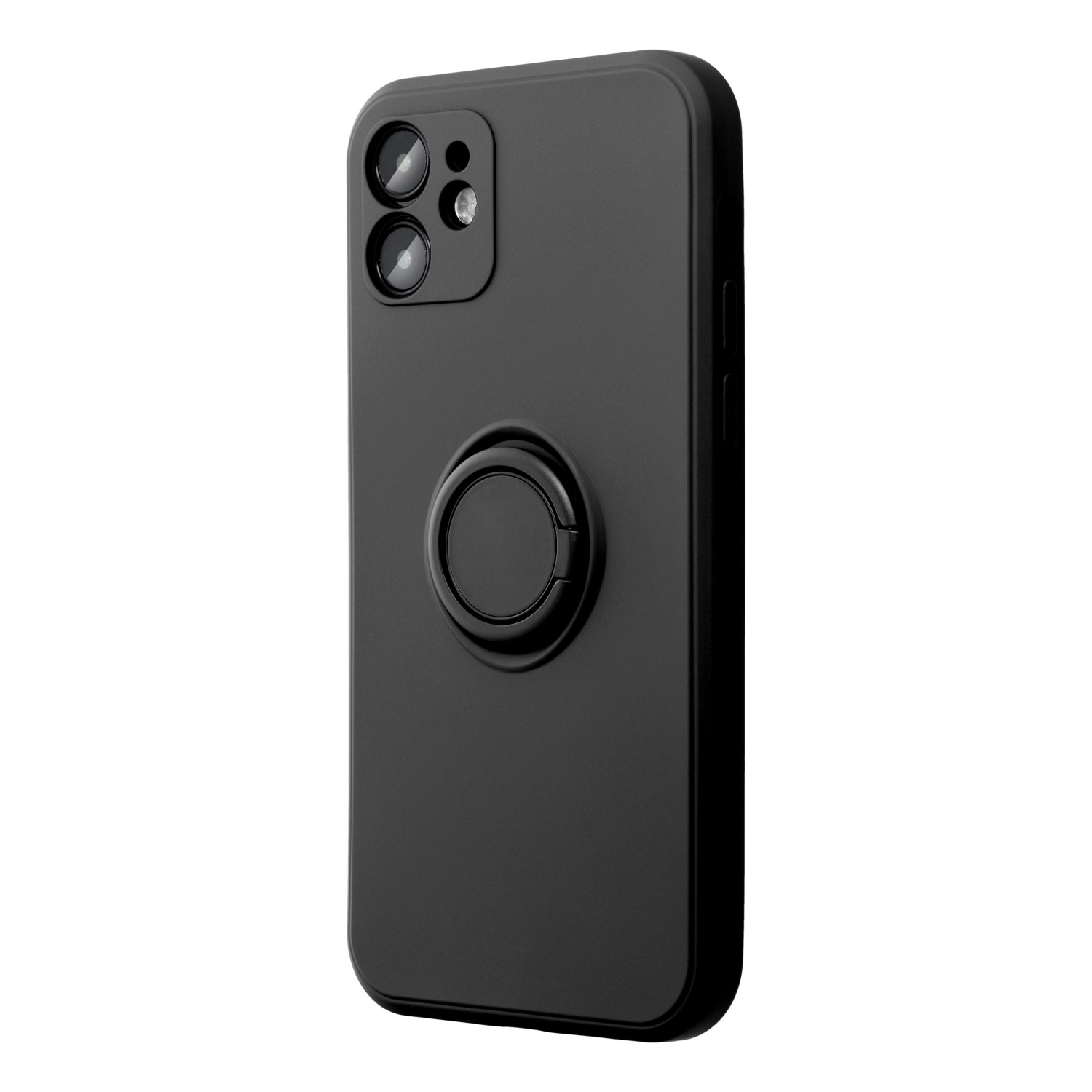 SILICONE RING case for SAMSUNG A54 5G black