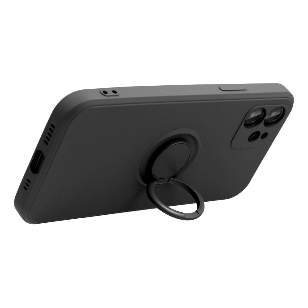 SILICONE RING case for IPHONE 14 Pro Max black