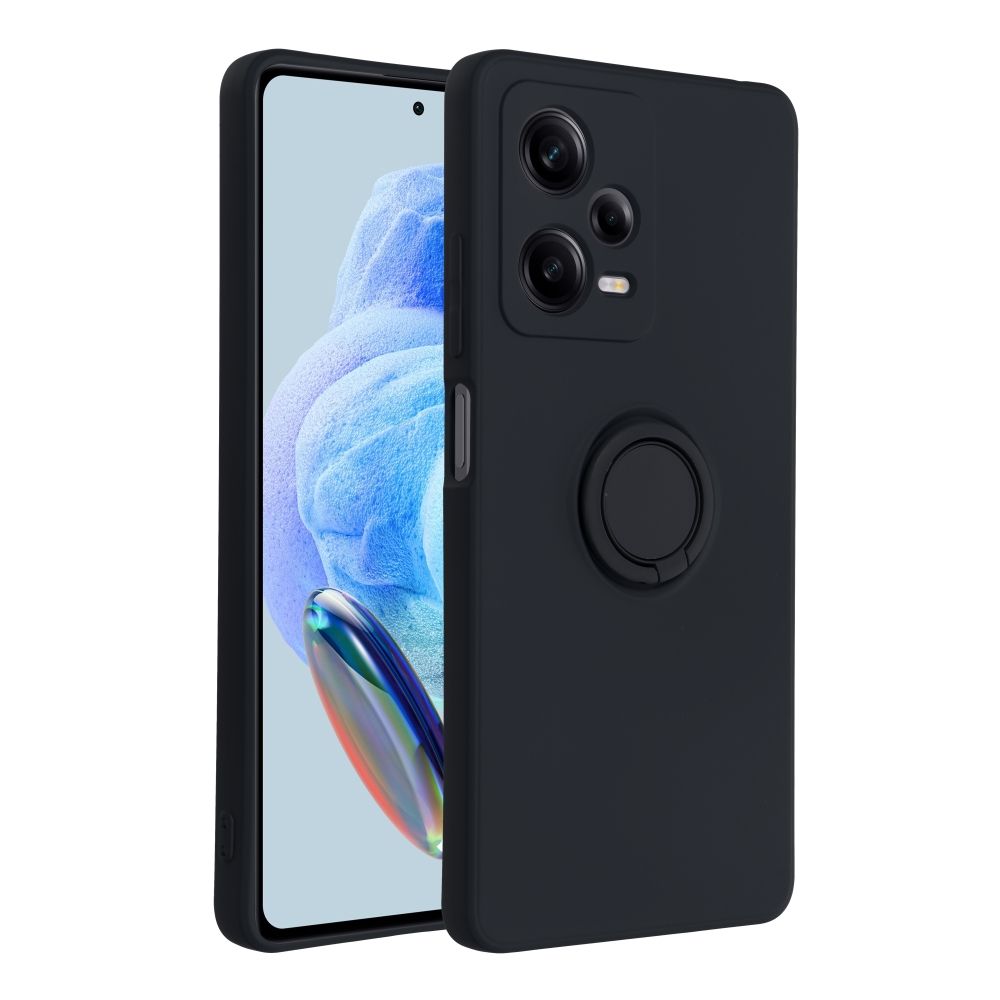 SILICONE RING case for XIAOMI Redmi Note 12 Pro 5G black