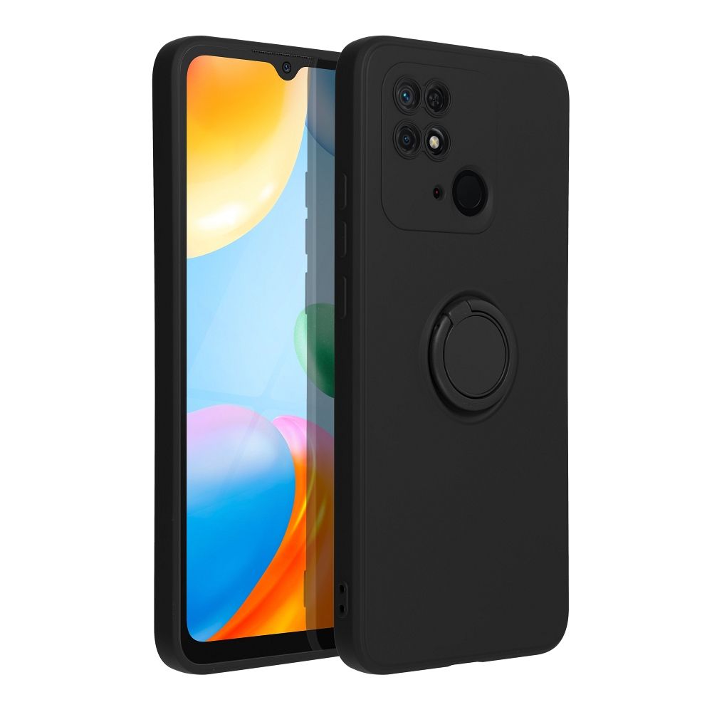 SILICONE RING case for XIAOMI Redmi 10C black