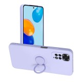 SILICONE RING case for XIAOMI Redmi Note 11 / 11S violet