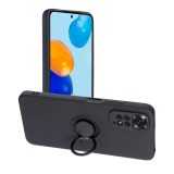 SILICONE RING case for XIAOMI Redmi Note 11 / 11S black