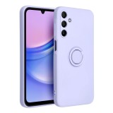 SILICONE RING case for SAMSUNG A15 5G / A15 4G violet