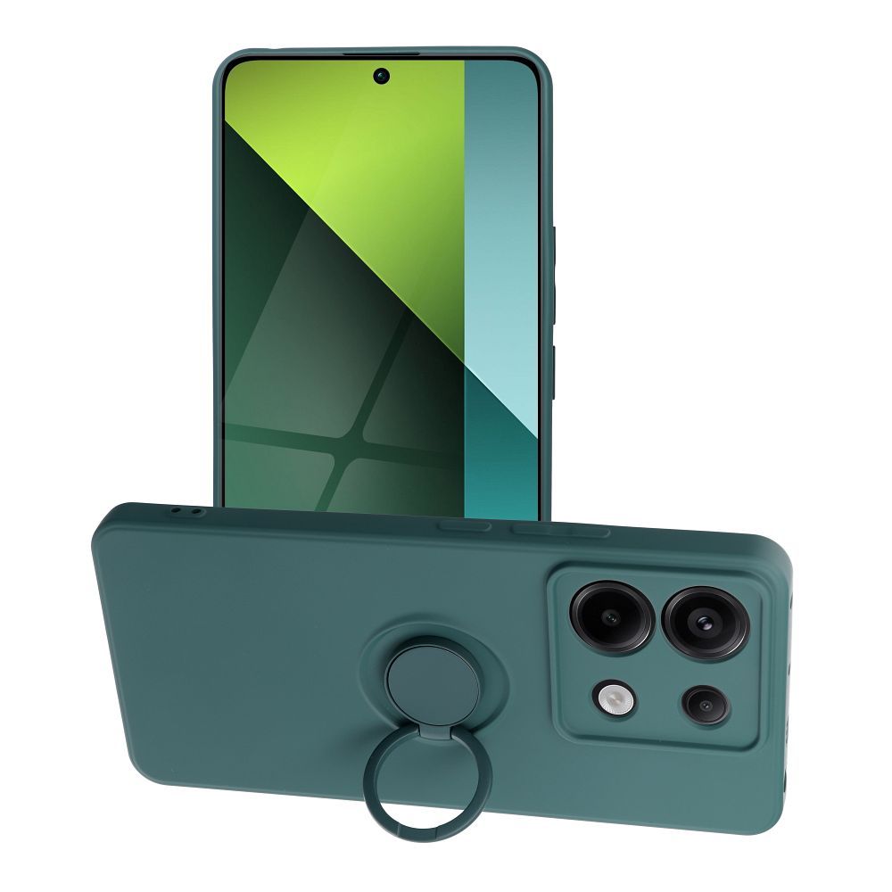 SILICONE RING case for XIAOMI Redmi Note 13 Pro 5G green