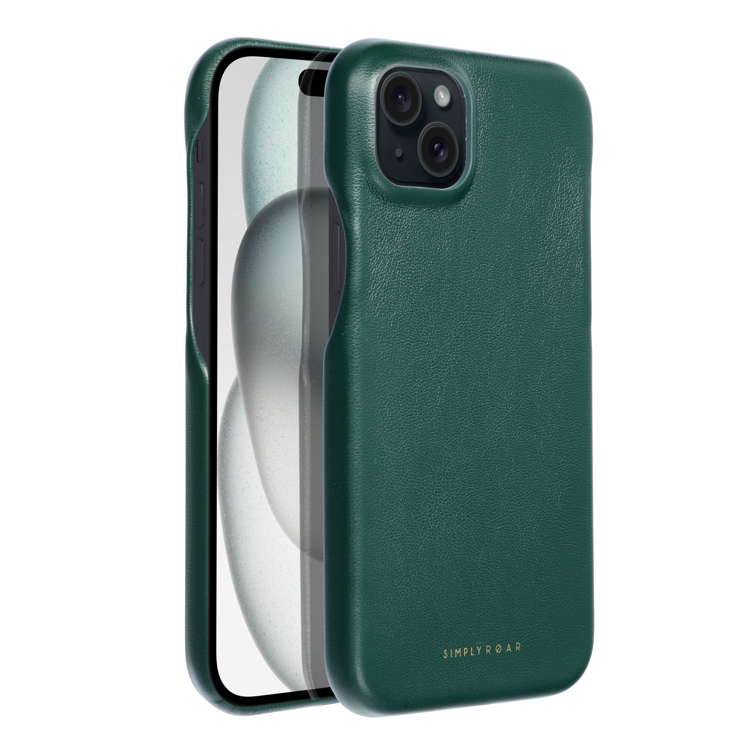 Zadní kryt ROAR case LOOK pro Apple iPhone 15 Plus, zelená