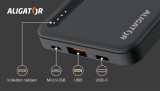 Powerbanka ALIGATOR PBAL1050,10000mAh, Power Delivery 20W, QC18W