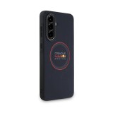 Red Bull PU Leather Red Ring Zadní Kryt pro Samsung Galaxy A36 Navy