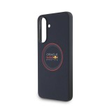 Red Bull PU Leather Red Ring Zadní Kryt pro Samsung Galaxy A36 Navy