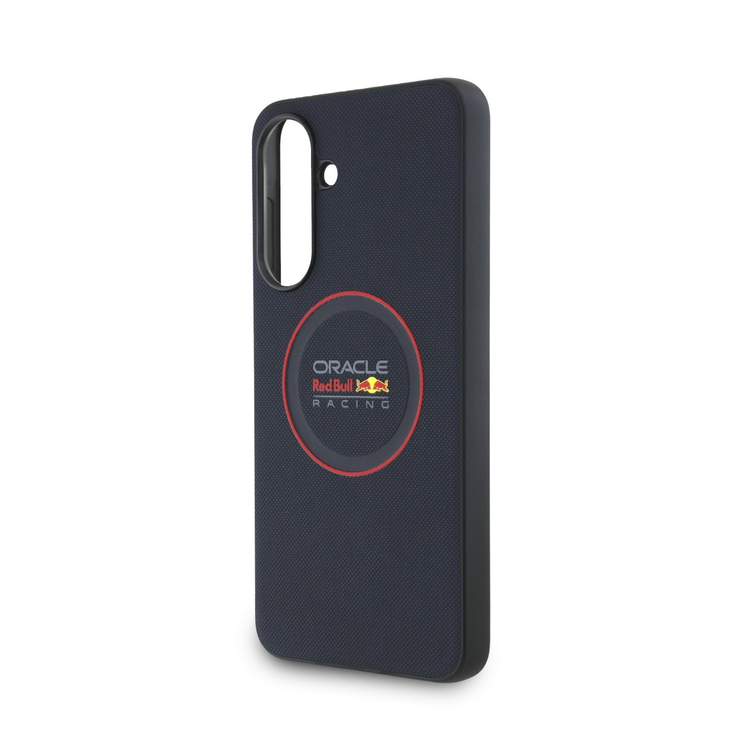 Red Bull PU Leather Red Ring Zadní Kryt pro Samsung Galaxy A36 Navy