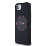 Red Bull PU Leather Red Ring MagSafe Zadní Kryt pro iPhone 16e Navy