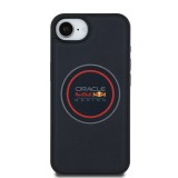 Red Bull PU Leather Red Ring MagSafe Zadní Kryt pro iPhone 16e Navy