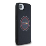Red Bull PU Leather Red Ring MagSafe Zadní Kryt pro iPhone 16e Navy