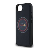 Red Bull PU Leather Red Ring MagSafe Zadní Kryt pro iPhone 16e Navy