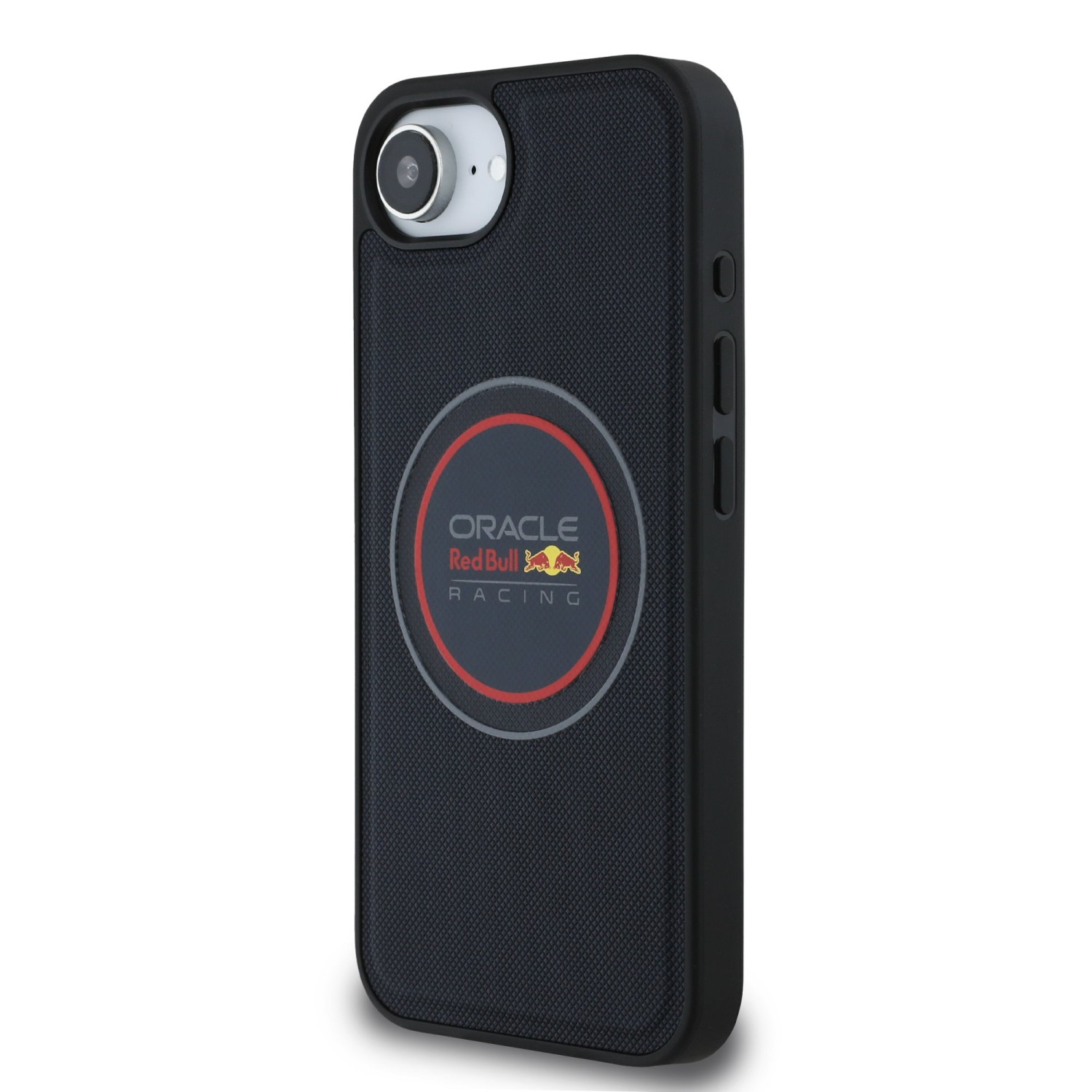 Red Bull PU Leather Red Ring MagSafe Zadní Kryt pro iPhone 16e Navy
