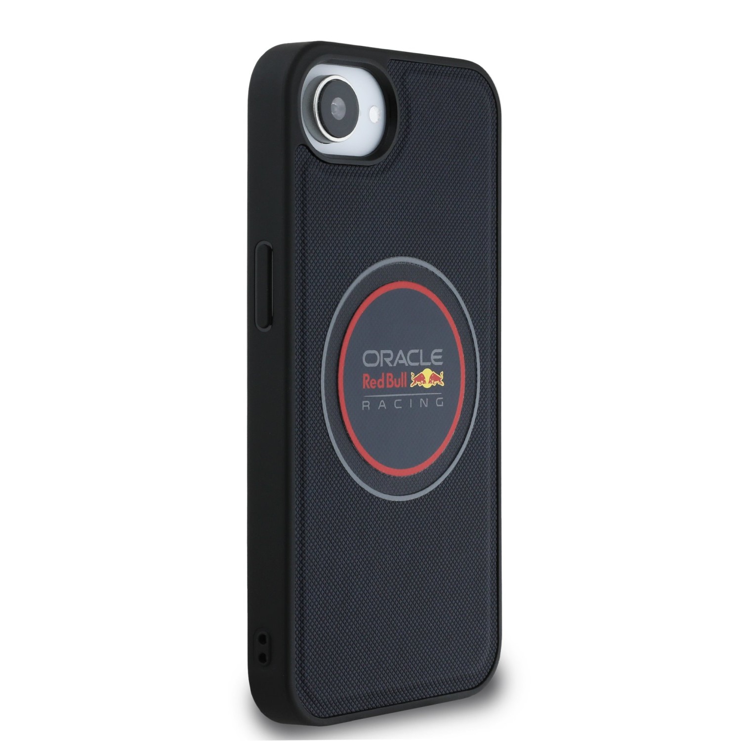 Red Bull PU Leather Red Ring MagSafe Zadní Kryt pro iPhone 16e Navy