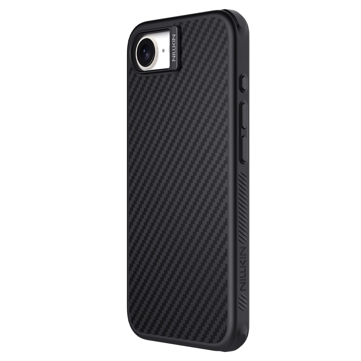 Nillkin Synthetic Fiber PRO Magnetic Zadní Kryt pro Apple iPhone 16e Black 