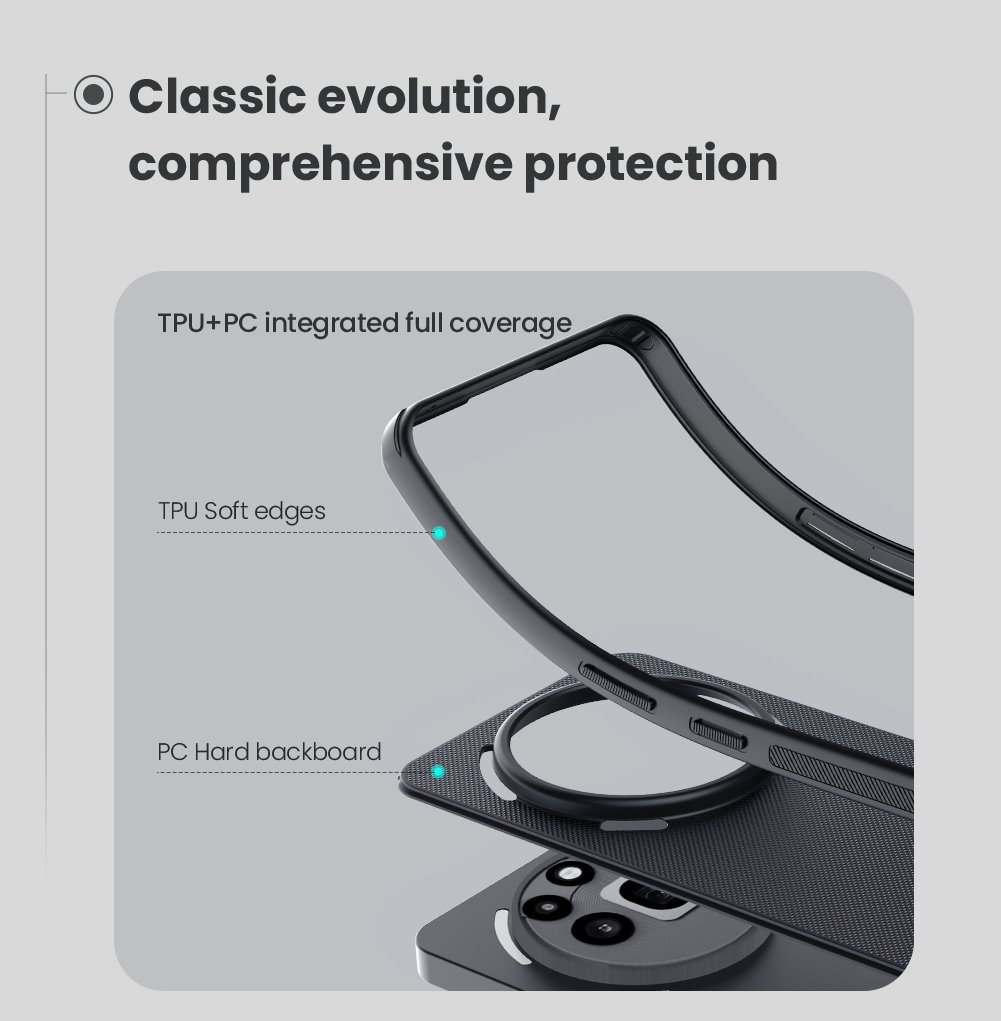 Nillkin Super Frosted PRO Zadní Kryt pro Nothing Phone 3a Pro Black