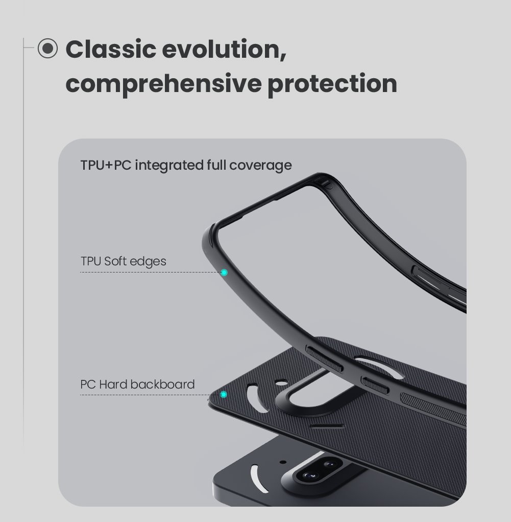 Nillkin Super Frosted PRO Zadní Kryt pro Nothing Phone 3a Black