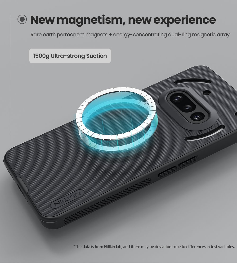 Nillkin Super Frosted PRO Magnetic Zadní Kryt pro Nothing Phone 3a Black