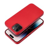 LEATHER MAG COVER case for SAMSUNG S25 PLUS red