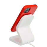 LEATHER MAG COVER case for SAMSUNG S25 PLUS red